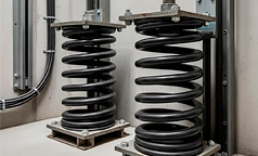 Пружинные буфера для лифтовой системы